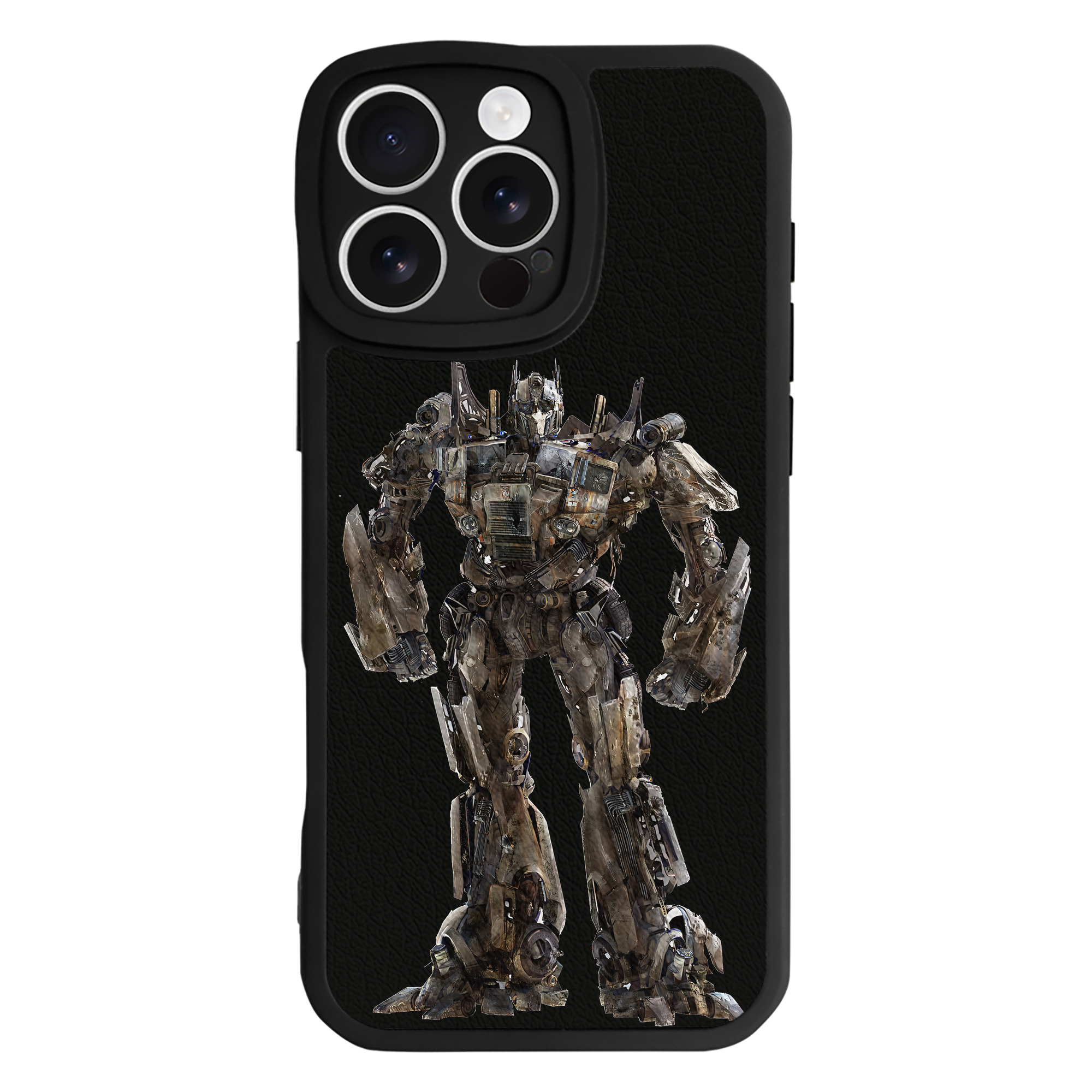 （画像用） Transformers トランスフォーマー 【iPhone 16シリーズ対応】シリコンスマホケース（レザー調） 材質：シリコン